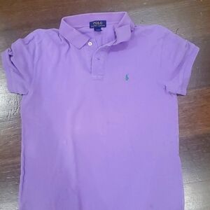Polo collared short sleeve shirt. Boys size 18/20.